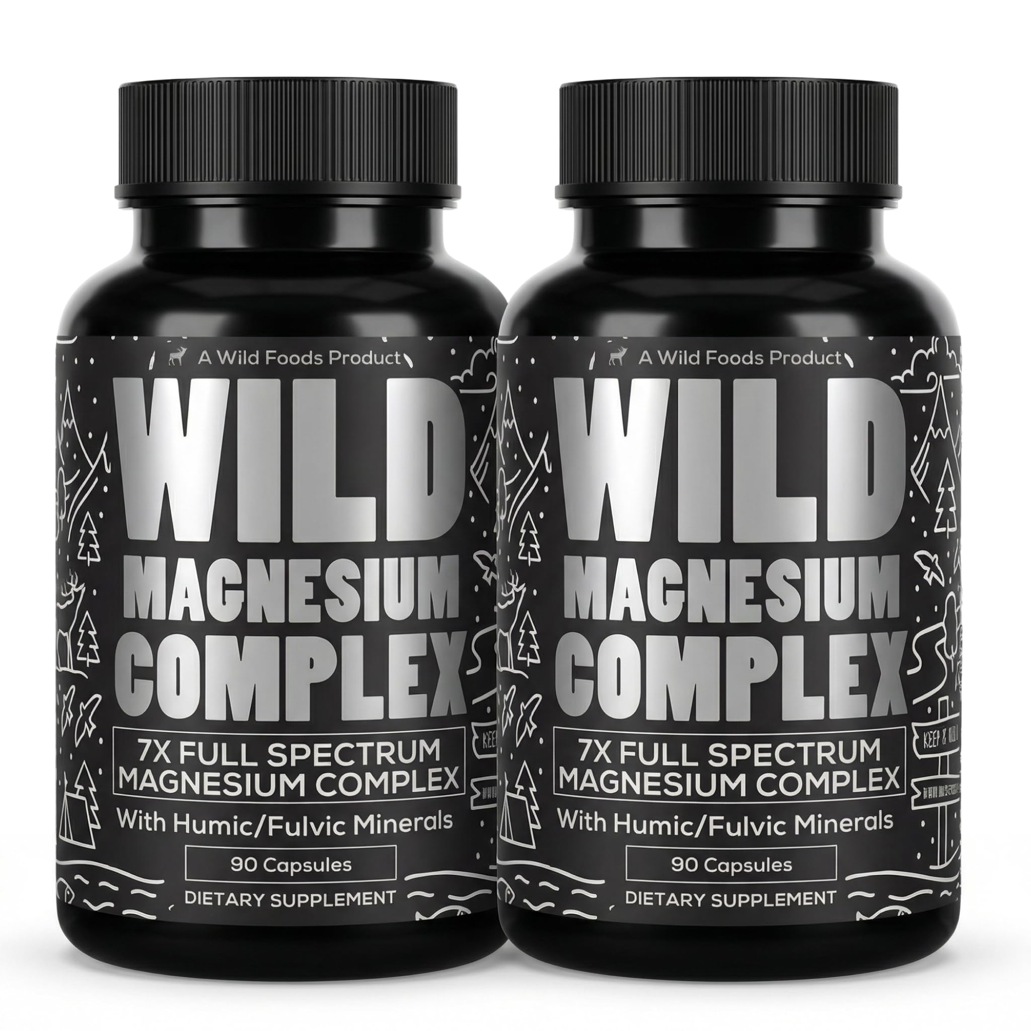 Wild Foods Magnesium Supplement 195g front view