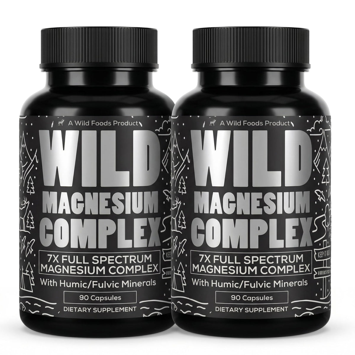 Wild Foods Magnesium Supplement 195g front view