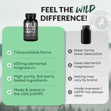 Wild Foods Magnesium Supplement 195g with other supplements