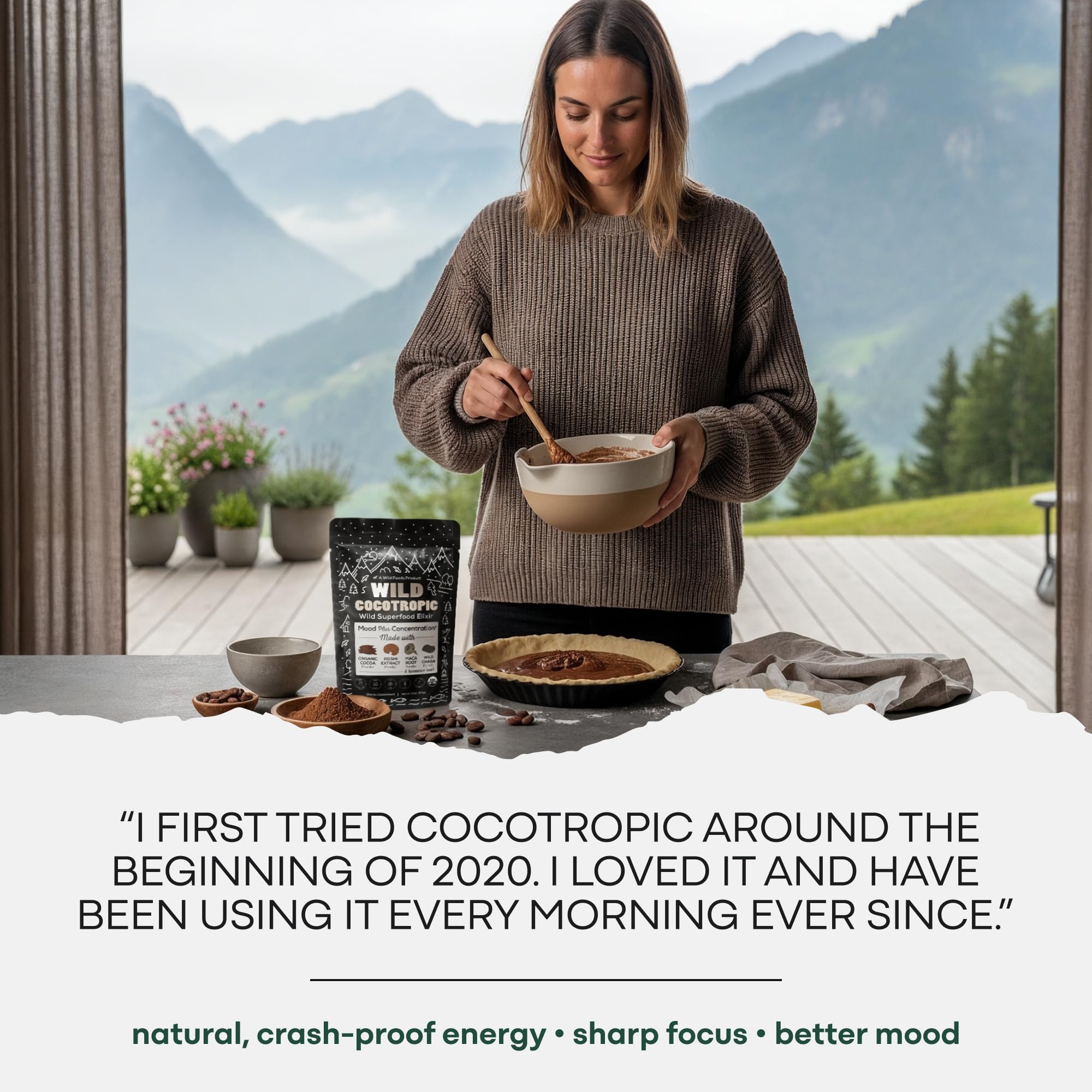 Wild Foods Mushroom Cacao Hot Chocolate nutritional information