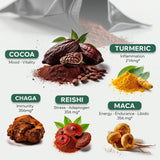 Wild Foods Mushroom Cacao Hot Chocolate with baking ingredients