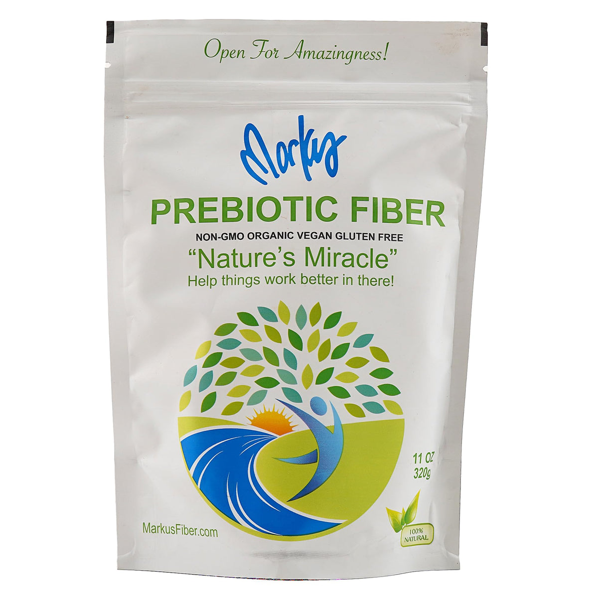Wild Force Prebiotic Fiber Supplement 320g front view