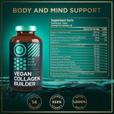 WILD FUEL Collagen Vegan Tablets with ingredients list