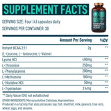 WILD FUEL Essential Amino Acids Supplement 272g capsule close-up