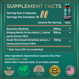 WILD FUEL Histamine Support Capsules 50g side view