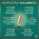 WILD FUEL Histamine Support Capsules 50g with ingredients