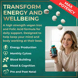 WILD FUEL Iron Supplement bottle side view