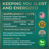 WILD FUEL Liquid B12 Drops 5000 mcg with citrus flavour