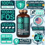 WILD FUEL Vegan Probiotic Supplement ingredients list