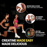 WILD GAINZ Creatine Gummies in hand for easy access