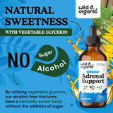 Wild & Organic Adrenal Support Liquid Drops back view
