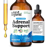 Wild & Organic Adrenal Support Liquid Drops front view