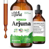 Wild & Organic Arjuna Tincture 500mg front view