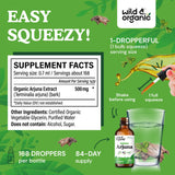 Wild & Organic Arjuna Tincture 500mg label close-up