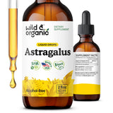 Wild & Organic Astragalus Tincture 2 fl. oz. front view