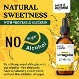 Wild & Organic Astragalus Tincture ingredients list