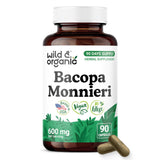 Wild & Organic Bacopa Monnieri capsules bottle front view