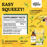 Wild & Organic Bacopa Monnieri Liquid Extract 450mg dropper
