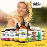 Wild & Organic Bacopa Monnieri Liquid Extract 450mg packaging