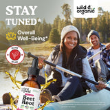 Wild & Organic Beetroot Extract Drops 400mg bottle with label