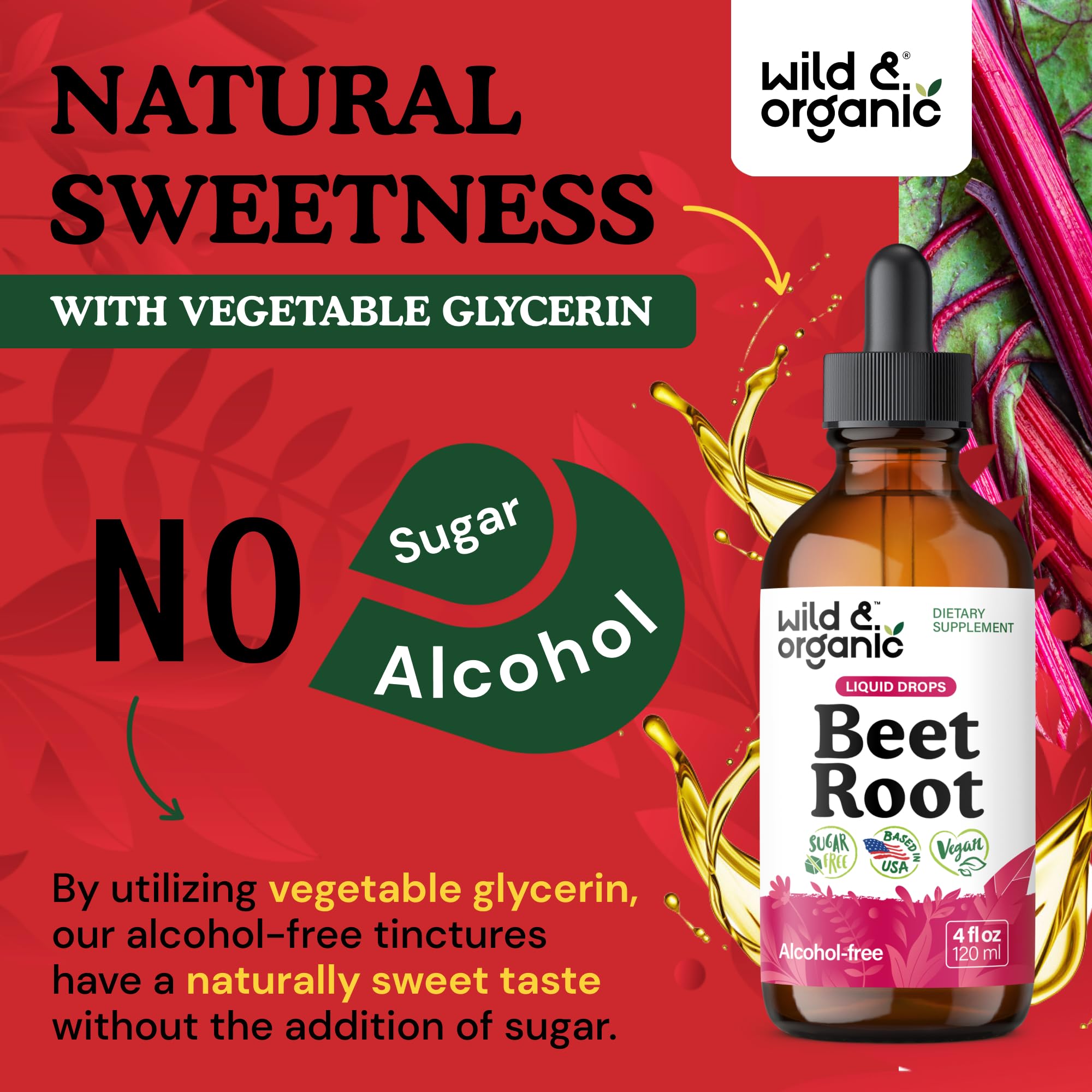 Wild & Organic Beetroot Extract Drops 400mg lifestyle scene