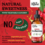 Wild & Organic Berberine Tincture 500mg packaging