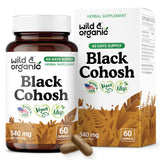 Wild & Organic Black Cohosh Capsules 540mg bottle front view