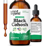 Wild & Organic Black Cohosh Tincture 540mg front view