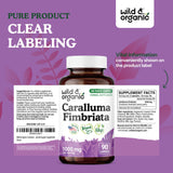 Wild & Organic Caralluma Fimbriata Capsules on a kitchen counter