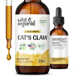 Wild & Organic Cats Claw Tincture 2 fl. oz. front view