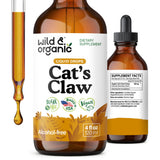 Wild & Organic Cats Claw Tincture 4 fl. oz. front view