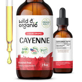 Wild & Organic Cayenne Pepper Drops 2 fl. oz. front view