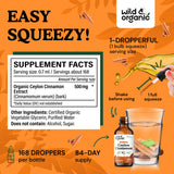 Wild & Organic Ceylon Cinnamon Drops 500mg bottle with label