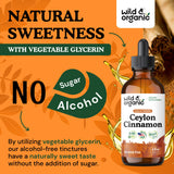 Wild & Organic Ceylon Cinnamon Drops 500mg ingredients list