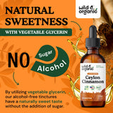 Wild & Organic Ceylon Cinnamon Drops 500mg ingredients list