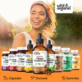 Wild & Organic Chaga Mushroom Tincture in a lifestyle setting