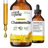 Wild & Organic Chamomile Tincture 4 fl. oz. front view