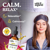 Wild & Organic Chamomile Tincture 500mg back view with ingredients