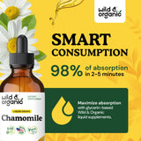 Wild & Organic Chamomile Tincture with natural ingredients