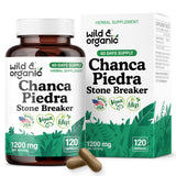 Wild & Organic Chanca Piedra Capsules 1200mg front view