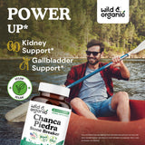 Wild & Organic Chanca Piedra Capsules bottle with 120 capsules