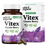 Wild & Organic Chasteberry Supplement bottle front view