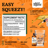 Wild & Organic Cordyceps Mushroom Tincture 500mg ingredients list