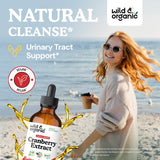 Wild & Organic Cranberry Extract 500mg back view bottle