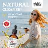 Wild & Organic Cranberry Extract 500mg bottle side view