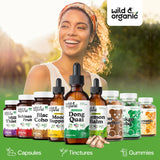 Wild & Organic Dong Quai bottle with measuring spoon