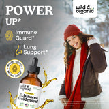 Wild & Organic Echinacea Goldenseal Tincture bottle with dropper