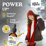 Wild & Organic Echinacea Goldenseal Tincture bottle with label
