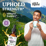Wild & Organic Echinacea Tincture 500mg bottle side view