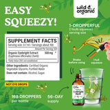 Wild & Organic Eyebright Tincture dropper close-up